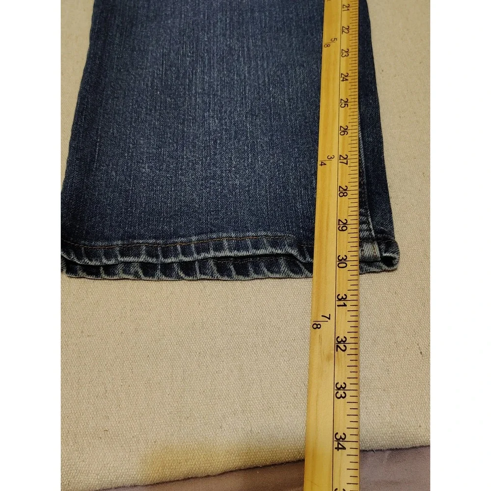 Wrangler Mens Jeans 38x30 Classic Fit Straight Leg‎ Dark Wash Denim 5